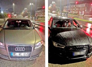 Diese beiden Audi hat die Polizei in Velbert gestoppt. Fotos: Polizei