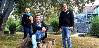 Das Team hinter der neuen Station: Dr. Claudia Gärtner, Anke Draszba und Sven Einwächter. Fliedner Stiftung