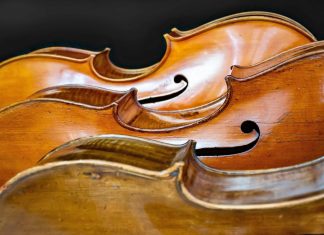 Streichinstrumente liegen bereit. Foto: Pixabay