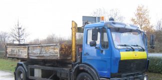 Insgesamt 35 Mängel stellte ein Gutachter an diesem Lastwagen fest. Foto: Polizei