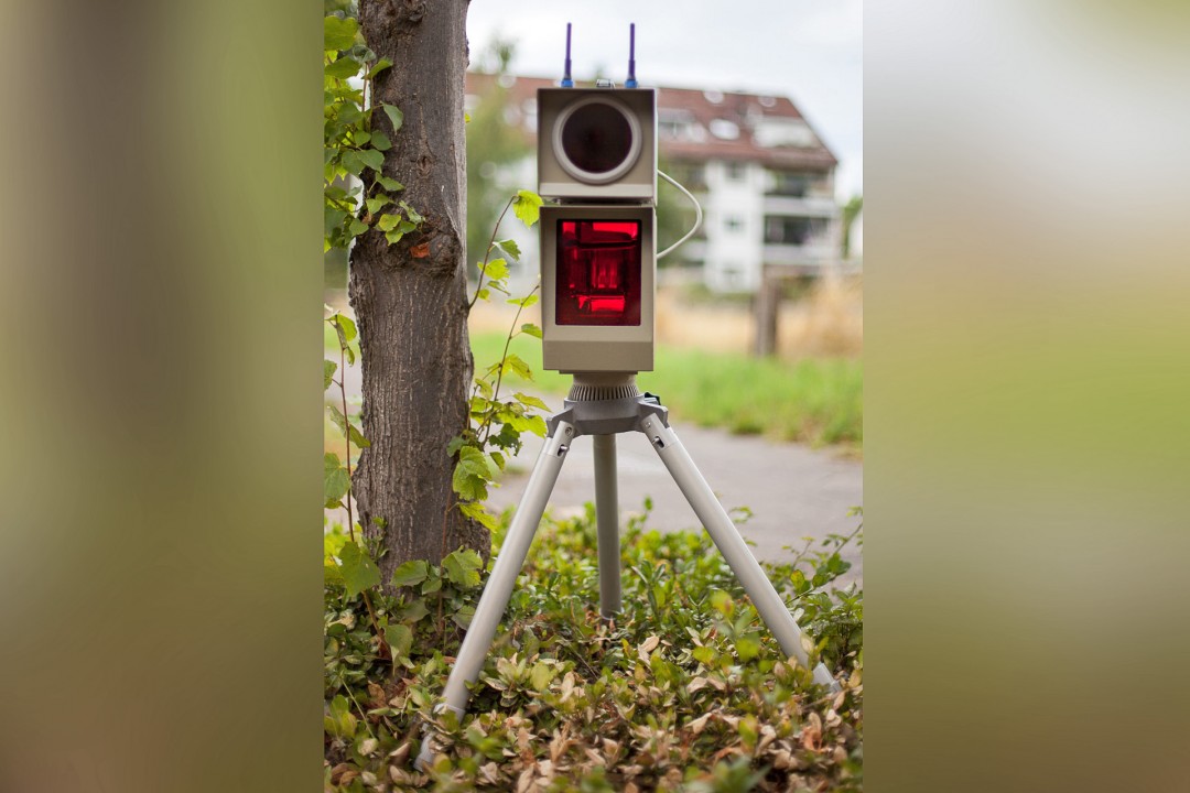 An der Pinnerstraße kam mit dem ESO 8.0 die neueste Überwachungstechnik der Kreispolizei zum Einsatz. Symbolbild: Polizei
