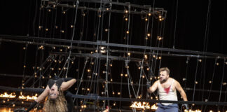 "Der Bajazzo": Szene mit Gabrielle Mouhlen als Nedda und Sergey Polyakov als Canio. Foto: Matthias Jung
