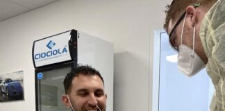 Er gehörte zu den ersten Probanden: Pasquale Ciociola, Geschäftsführer bei der Ciociola-Unternehmensgruppe, abgenommen. Foto: Ciociola