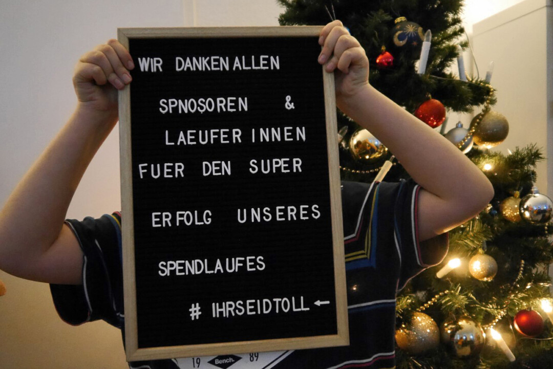 Interaktiv_Spendenlauf_Wohngruppe_velbert Die Kinder der Wohngruppe Velbert bedanken sich bei allen, die die Spende über den Sponsorenlauf möglich gemacht haben. Foto: privat