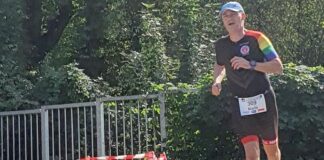 Mario Schröder beim Stadtwerke Ratingen Triathlon 2020. Foto: Sigrid Lisseck