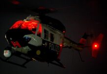 Bei der Suche setzt die Polizei auf Unterstützung aus der Luft. Foto: Polizei