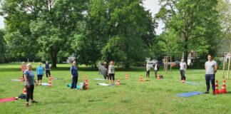 Im Drupnas-Park wird Sport getrieben - der TuS Lintorf 08 lädt dazu ein. Archivfoto: TuS 08 Lintorf