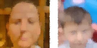 Die Polizei fahndet öffentlich nach einer vermissten Mutter und ihrem Sohn. Fotos (verfremdet): Polizei