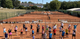 Die NBV-Tenniscamps bieten auch mit Abstand eine Möglichkeit, in den Sommerferien viel Spaß zu haben. Foto: privat