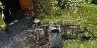 Ein technischer Defekt an einem Seniorenmobil löste ersten Erkenntnissen zufolge einen Brand aus. Foto: Feuerwehr Ratingen