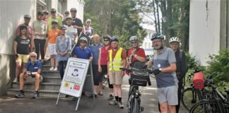 Die erste Radtour führte die Teilnehmenden Ende Juni nach Wuppertal. Foto: Museum