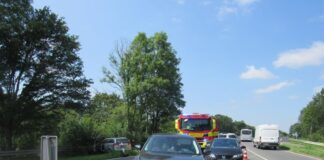 Der Unfall ereignete sich in Tiefenbroich an der Kaiserswerther Straße. Foto: Polizei