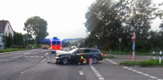 Die Unfallstelle an der A535 in Tönisheide. Foto: Polizei