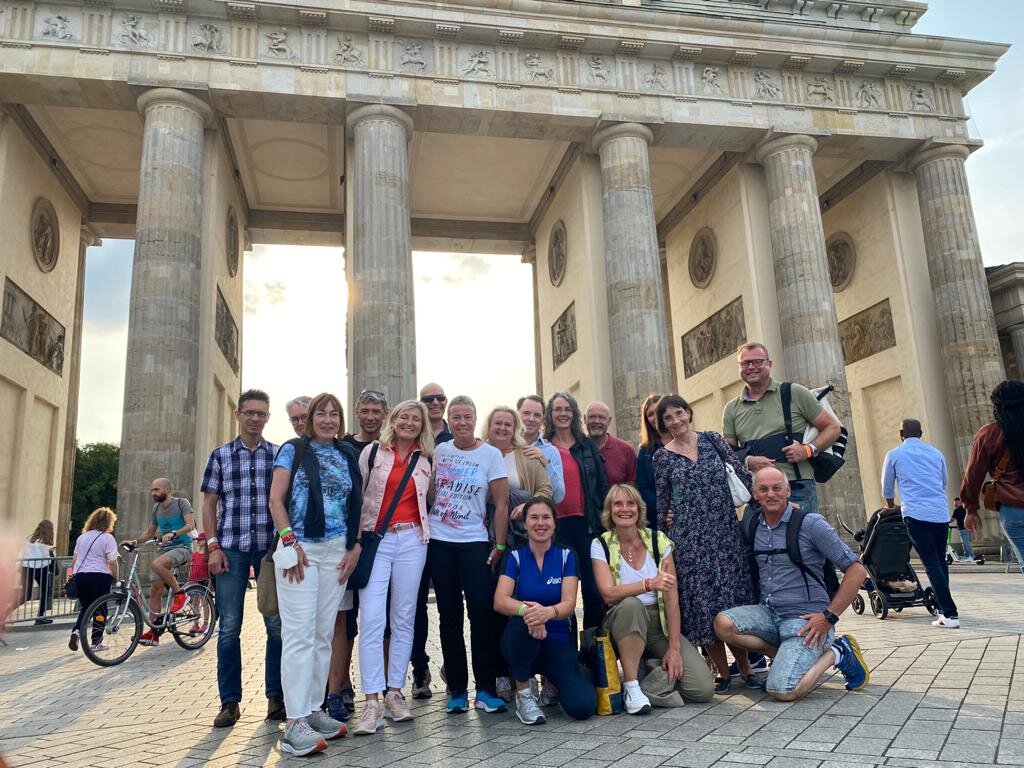 2021_08_22-PM_Angerland_Berlin Halbmarathon Presse Das Angerland Lauftreff Team beim Berliner Jubiläums-Halbmarathon. Bild: Turn- und Sportverein 08 Lintorf e.V.
