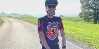 Michael Ungruhe vom TuS Breitscheid auf seinem Rennrad. Foto: TuS Breitscheid