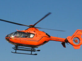 Rettungshubschrauber über Wülfrath: Das war der Grund Ein Rettungshubschrauber im Anflug. Symbolfoto: Polizei