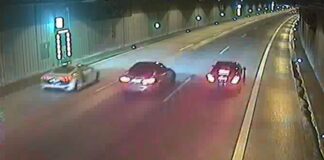 Aufnahmen aus dem A46-Tunnel halfen der Polizei bei ihren Ermittlungen. Foto: Polizei