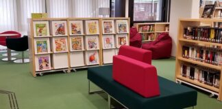 Die Stadtbibliothek West erstrahlt in neuem Glanz. Foto: Stadt Ratingen