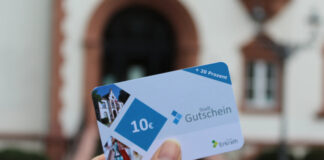 Bei jedem verkauften Stadtgutschein gibt es aktuell 20 Prozent des Betrages zusätzlich geschenkt: Für 50 Euro einen Gutschein kaufen, für 60 Euro shoppen. Foto: Stadt Erkrath