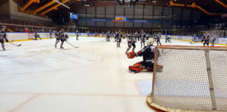 Gegen den EV Duisburg mussten sich die Ratinger geschlagen geben. Foto: Ice Aliens