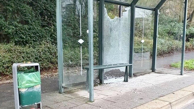 Nach den Beschädigungen läuft die Suche nach den Tätern. Foto: Stadt Wülfrath