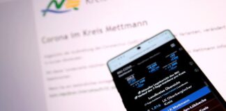 Die Corona-Inzidenz im Kreis Mettmann liegt bei über 350, einem in der NRW-Verordnung festgelegten Schwellenwert. Foto: Volkmann