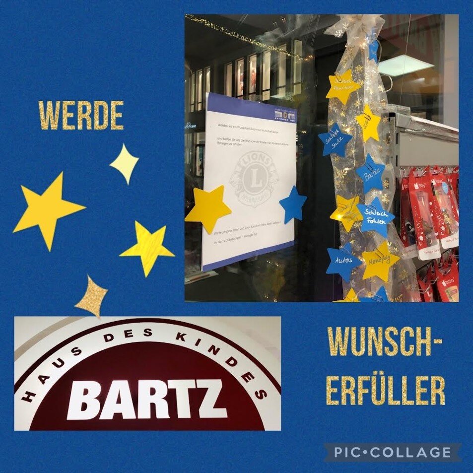 IMG_4800 Der Lions Club Ratingen – Ratinger Tor hat für den Deutschen Kinderschutzbund, Ortsverband Ratingen e.V. einen Wunschbaum zu Weihnachten organisiert. Foto: Lions Club Ratingen