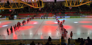 Stimmung auf dem Eis: Den Fans wurde einiges geboten. Foto: Ice Aliens