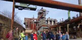 Der Kulturrucksack-Tagesausflug führte die Ratinger Gruppe in den Landschaftspark Duisburg-Nord. Foto: Stadt Ratingen