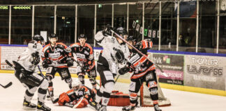 Den Favoriten aus Duisburg besiegten die Ice Aliens mit 5:3. Foto: Ice Aliens