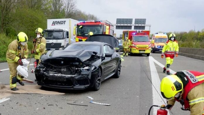 Unfall A52