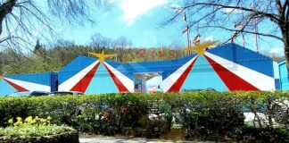 Der Circus Antoni hat sein Zelt in Neviges aufgeschlagen. Foto: Volkmann