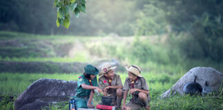 Beim Tag des offenen Zeltes informieren die Pfadfinder über ihre Aktivitäten. Foto: privat