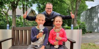 Lea Mees und Philipp Everts. Foto: TuS 08 Lintorf