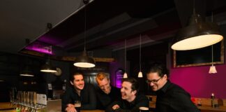 Die Band "Drowsy Maggie" aus Ratingen. Foto: Andreas Heller