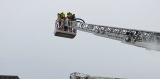 Die Einsatzstelle am Schopshofer Weg. Foto: Feuerwehr Heiligenhaus