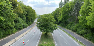 Die Rad- und Gehwege an der Bergischen Allee wurden beidseitig saniert und stehen nun wieder in ihrer ursprünglichen Breite zur Verfügung. Foto: Stadt Erkrath