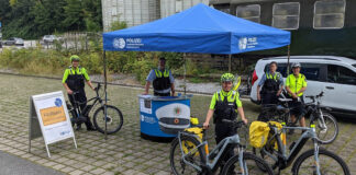 Die Verkehrsunfallprävention bietet - in Kooperation mit der Verkehrswacht Mettmann - am Freitagnachmittag, 20. Mai 2022, ein Pedelec-Training in Wülfrath an. Foto: Polizei