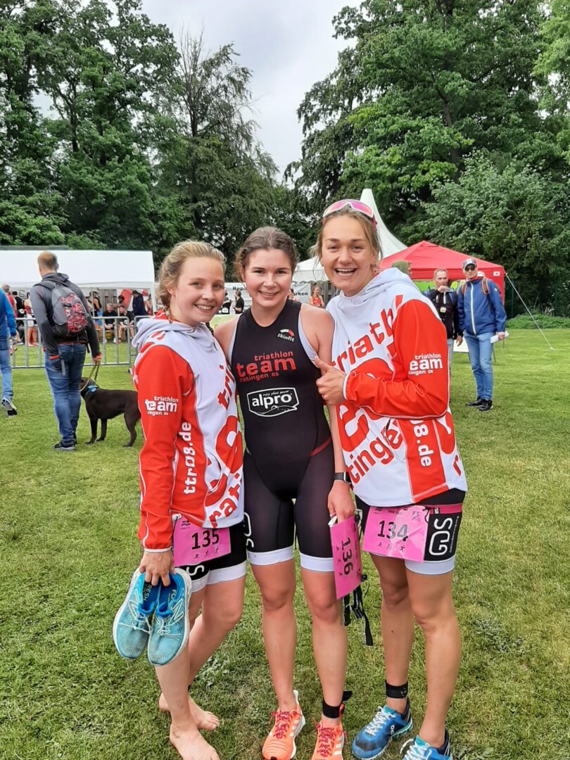 Annika Görtz, Lena Blankertz und Joana Wolff. Foto: TTR 08