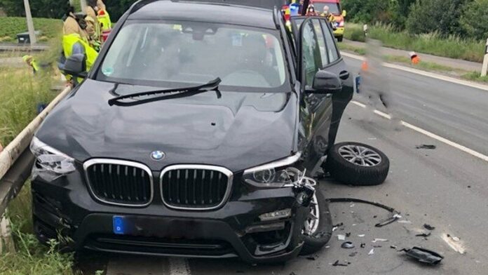 Die Unfallstelle in Ratingen-Homberg. Foto: Polizei