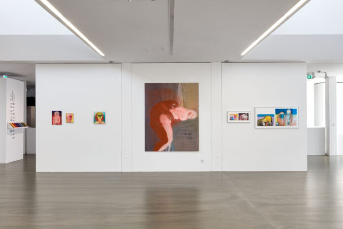 Blick in die Ausstellung mit Werken von Miriam Cahn, Foto Johannes Bendzulla, © Miriam Cahn 2022