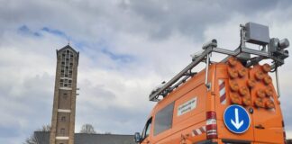 Das Messfahrzeug „I.R.I.S. 13“ fährt im Juli und August die Straßen der Stadt ab. Foto: Lehmann + Partner GmbH