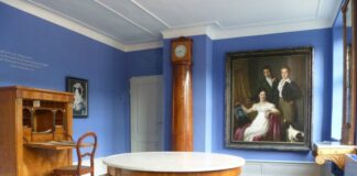 Das Empire-Zimmer im Herrenhaus Cromford. Foto: LVR Industriemuseum