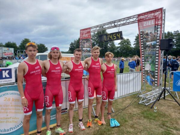 Leon Vollstedt, Lennard Böge, Christopfer Reiß, Alex Gossmann und Jan Baumgarten. Foto: TTR 08