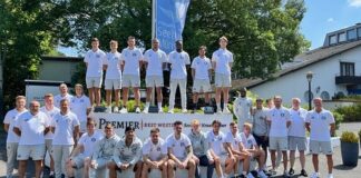 Das Team des TVD Velbert war zum Trainingslager in Münster. Foto: TVD