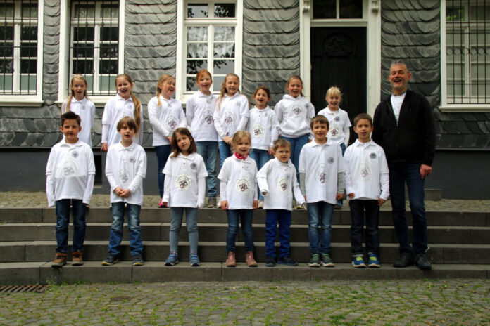 Der Kinderchor zu St. Lambertus. Foto: Gemeinde