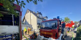 Die Feuerwehr war am Abend im Einsatz. Foto: Feuerwehr Heiligenhaus
