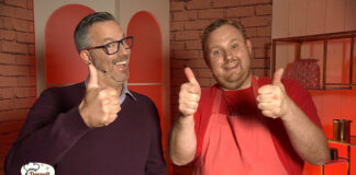 Dino und Roman aus Langenfeld machen mit bei der Sat1-Kochshow "Doppelt kocht besser". Foto: SAT.1