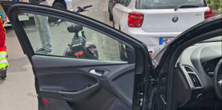In Hilden kam es am Montag zu einem Dooring-Unfall. Foto: Polizei