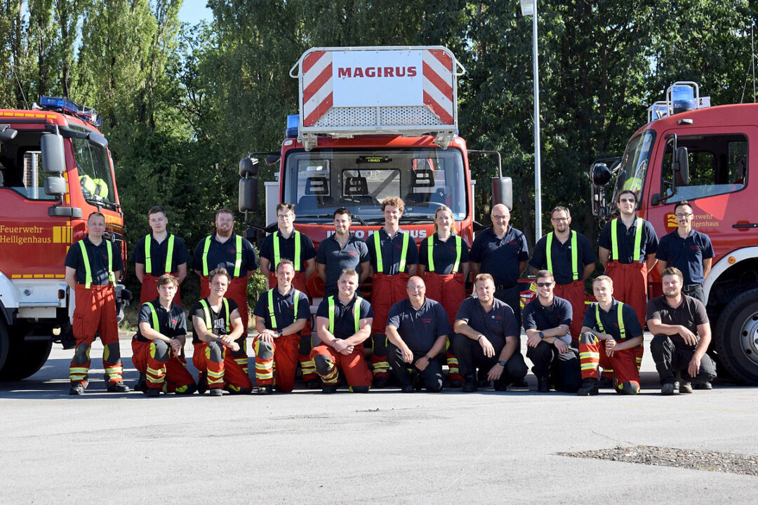 Mehrere Einsatzübungen absolvierten die Frauen und Männer der Heiligenhauser Feuerwehr. Foto: Feuerwehr 